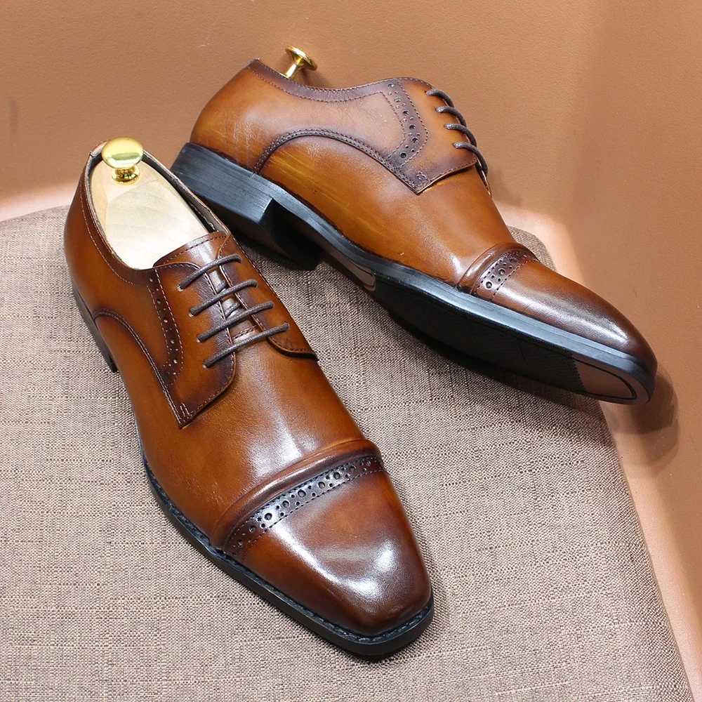 Прочные оксфорды с кепкой из н – обзор и цена Men'S Shoes Smart